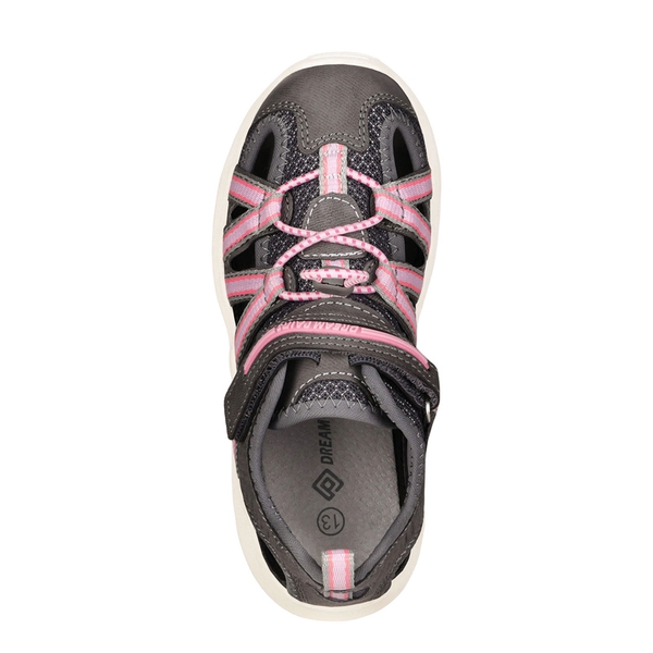 Boys Girls Outdoor Athletic Sandals - GREY PINK - 3